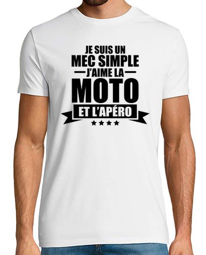 Camiseta un chico sencillo me encanta la bicicle - latostadora.com - Modalova