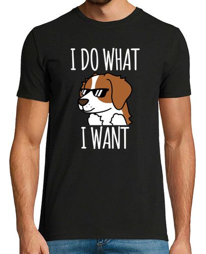 Camiseta Perro Spaniel Bretón I Do What I Want laTostadora - latostadora.com - Modalova