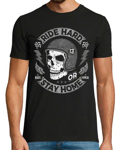 Camiseta Ride Hard or Stay Home - latostadora.com - Modalova