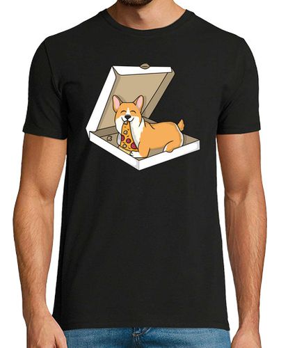 Camiseta Perro Corgi Pizza - latostadora.com - Modalova