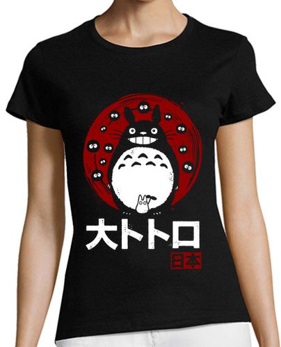Camiseta mujer Gran Totoro. Japón - latostadora.com - Modalova