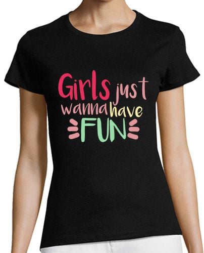 Camiseta Mujer Manga Corta Girls just wanna have fun laTostadora - latostadora.com - Modalova