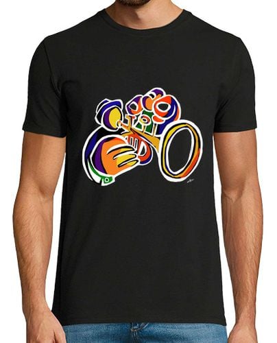 Camiseta Hombre Manga Corta trompetista colores laTostadora - latostadora.com - Modalova