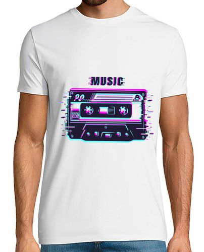 Camiseta Cassette Retro Vintage Musica glitch - latostadora.com - Modalova
