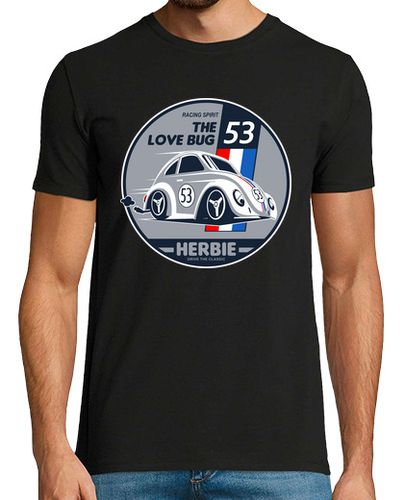 Camiseta Coche Escarabajo Herbie 53 Rallye - latostadora.com - Modalova