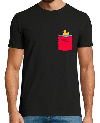 Camiseta Hombre Manga Corta serie pocket bolsillo patito de goma laTostadora - latostadora.com - Modalova