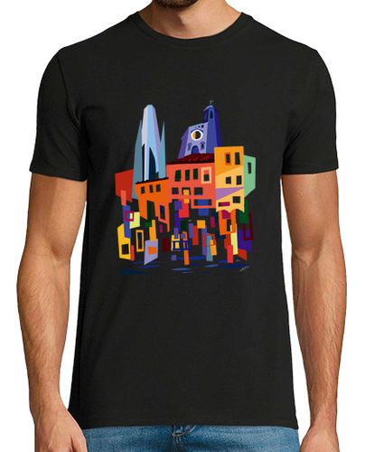 Camiseta Girona colors Hombre, manga corta - latostadora.com - Modalova