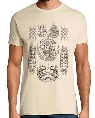 Camiseta Sak Yant Traditional Tattoo V03 laTostadora - latostadora.com - Modalova