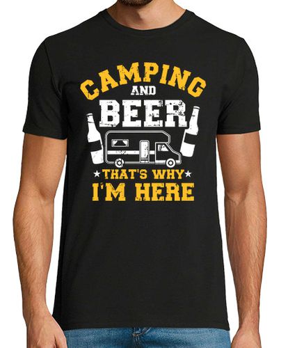 Camiseta camping y cerveza por eso estoy aquí rv - latostadora.com - Modalova