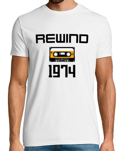 Camiseta rebobinar 1974 - latostadora.com - Modalova