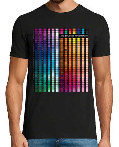 Camiseta Tabla Colores CMYK Pantone Prueba Diseñador POD - latostadora.com - Modalova
