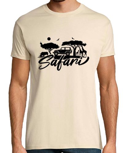 Camiseta Safari Animales Africa jeep paisaje - latostadora.com - Modalova