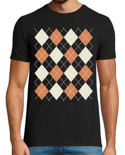 Camiseta Camiseta Vintage Argyle Rombos Retro - latostadora.com - Modalova