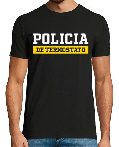 Camiseta Policía de Termostato Jefe De Calefacción Aire Acondicionado - latostadora.com - Modalova
