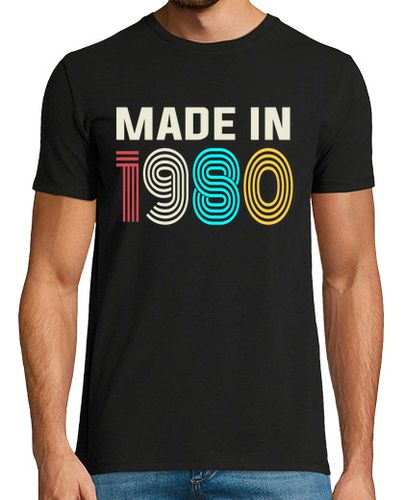 Camiseta Camiseta Made In 1980 Retro Vintage 80s - latostadora.com - Modalova