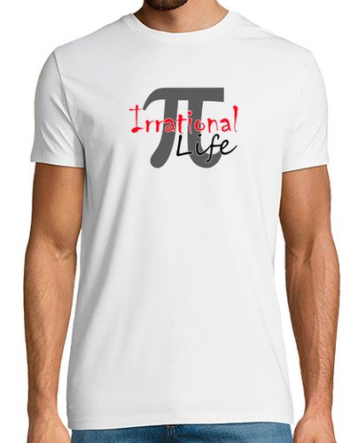 Camiseta Hombre Manga Corta Camiseta Irrational life número irracional pi laTostadora - latostadora.com - Modalova