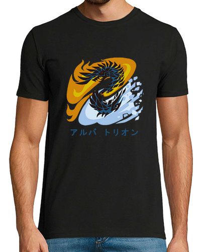 Camiseta Monster Hunter World Iceborne, Alatreon Katakana - latostadora.com - Modalova
