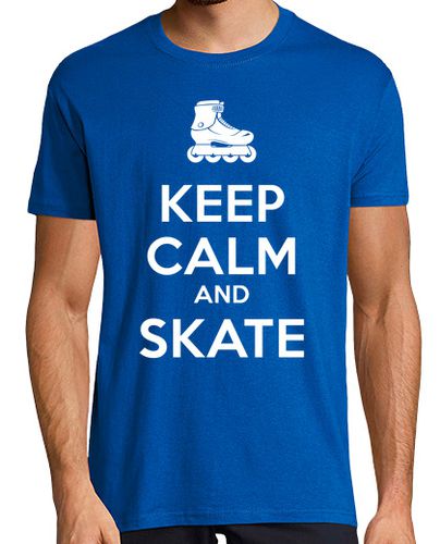 Camiseta keep calm and rollerskate - latostadora.com - Modalova
