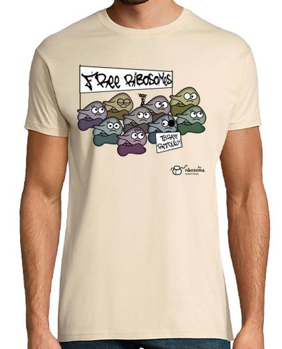 Camiseta Free ribosomes fondos claros - latostadora.com - Modalova