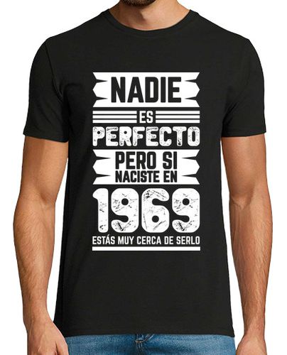 Camiseta Hombre Manga Corta Nadie Es Perfecto, 1969 laTostadora - latostadora.com - Modalova