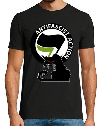 Camiseta camiseta de hombre - cat antifa international green laTostadora - latostadora.com - Modalova