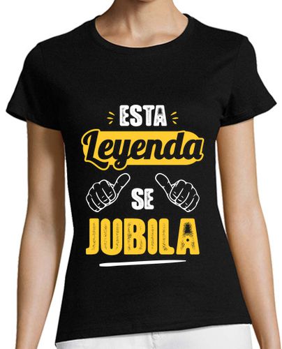 Camiseta mujer Esta Leyenda Se Jubila V2 - latostadora.com - Modalova