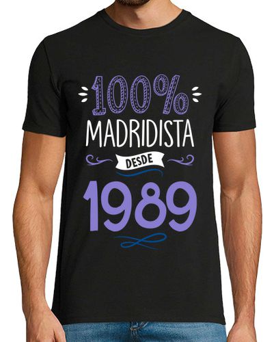 Camiseta 100 por 100 Madridista Desde 1989, 35 Años - latostadora.com - Modalova