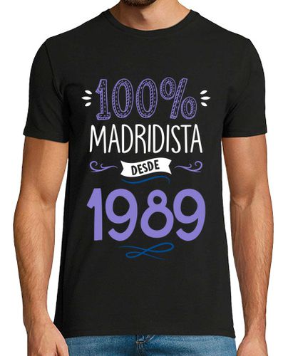 Camiseta 100 por 100 Madridista Desde 1989, 35 Años laTostadora - latostadora.com - Modalova