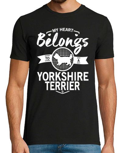 Camiseta mi corazón pertenece a un yorkshire ter laTostadora - latostadora.com - Modalova