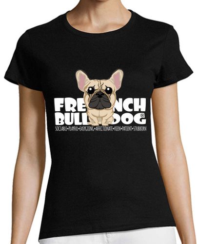 Camiseta mujer French Bulldog (Fawn) - DGBighead laTostadora - latostadora.com - Modalova