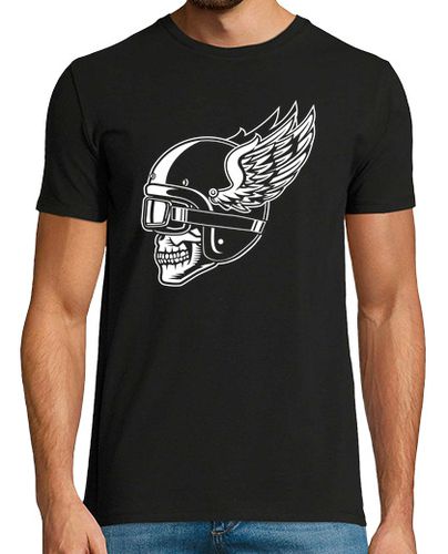 Camiseta Hombre Manga Corta MOTORBIKE SKULL laTostadora - latostadora.com - Modalova