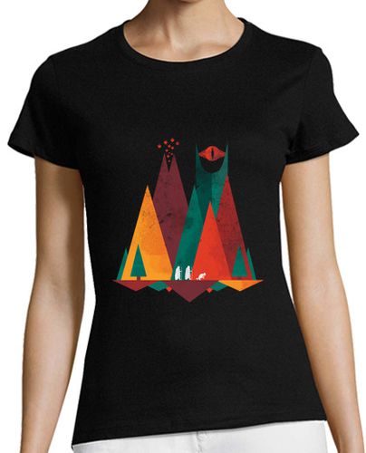 Camiseta mujer tierra media geométrica - latostadora.com - Modalova