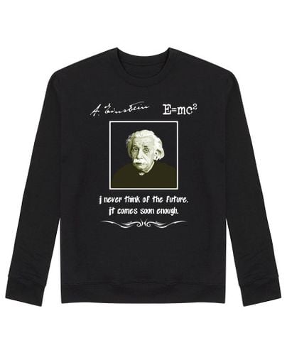 Sudadera Sin Capucha Unisex Albert Einstein laTostadora - latostadora.com - Modalova