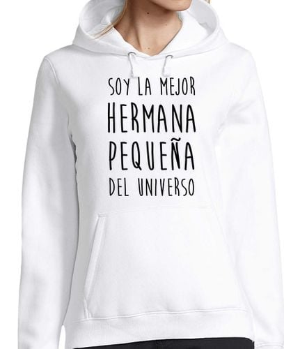 Sudadera Con Capucha Para Mujer Hermana Pequeña - Nacimiento laTostadora - latostadora.com - Modalova