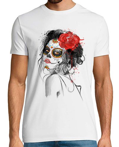 Camiseta Hombre Manga Corta Día de los Muertos laTostadora - latostadora.com - Modalova