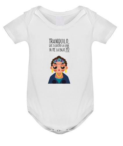 Body Bebé Frida se baja la luna (LizzyDizzy) laTostadora - latostadora.com - Modalova