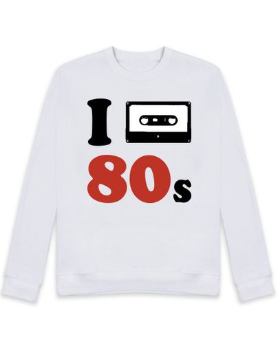 Sudadera Sin Capucha Unisex I Love 80s laTostadora - latostadora.com - Modalova