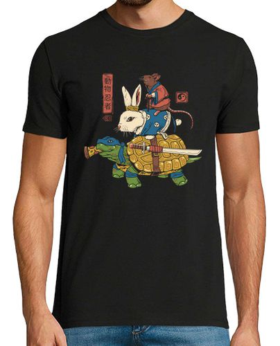 Camiseta camisa de ninjas kame, usagi y ratto para hombre - latostadora.com - Modalova
