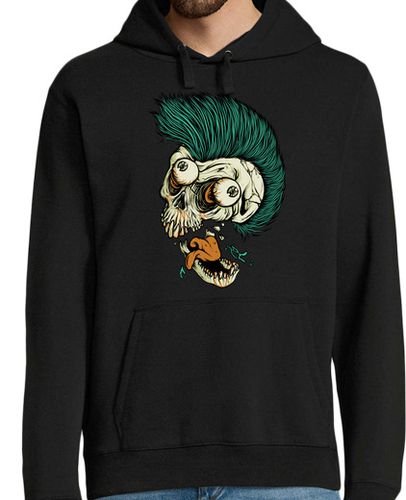 Sudadera Con Capucha Para Hombre punk cráneo laTostadora - latostadora.com - Modalova