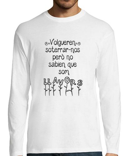 Camiseta Hombre Manga Larga Volgueren soterrar-nos. laTostadora - latostadora.com - Modalova