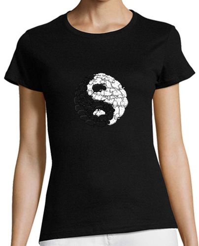 Camiseta mujer ovejas yin yang - latostadora.com - Modalova
