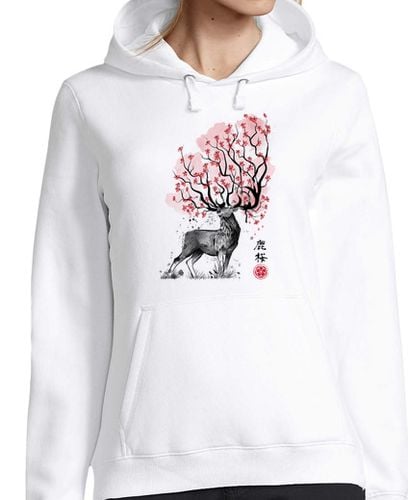 Sudadera Con Capucha Para Mujer Sakura Deer laTostadora - latostadora.com - Modalova