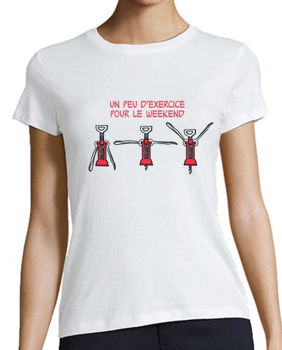 Camiseta mujer Exercice pour le weekend - latostadora.com - Modalova