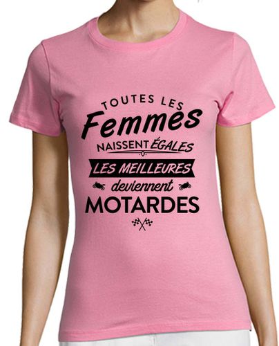 Camiseta mujer mujer motera - latostadora.com - Modalova