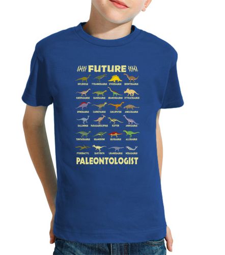 Camiseta Niño Manga Corta Futuro Paleontólogo Dinosaurios T-Rex Jurassic Park laTostadora - latostadora.com - Modalova