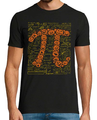 Camiseta Calabaza Halloween Pumpkin Matemáticas Número Pi Ciencia Friki - latostadora.com - Modalova