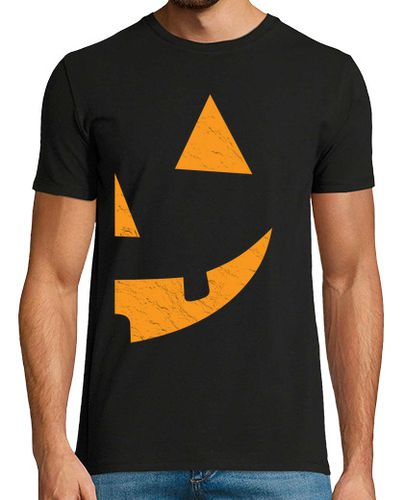Camiseta Media Calabaza Halloween Pumpkin Miedo Terror Horror - latostadora.com - Modalova