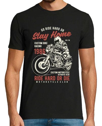 Camiseta Hombre Manga Corta Ride Hard or Die laTostadora - latostadora.com - Modalova