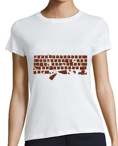 Camiseta mujer mujer - teclado chocolate - latostadora.com - Modalova