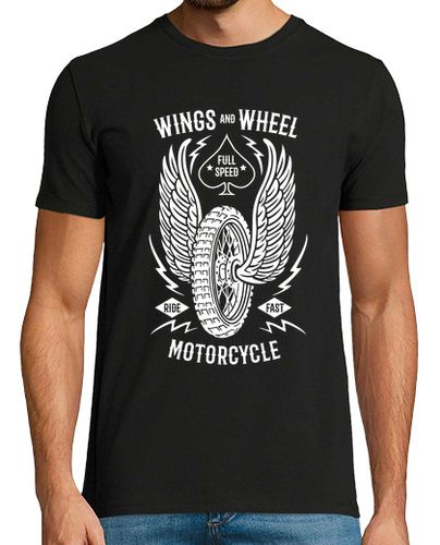 Camiseta Wings and Wheel - latostadora.com - Modalova